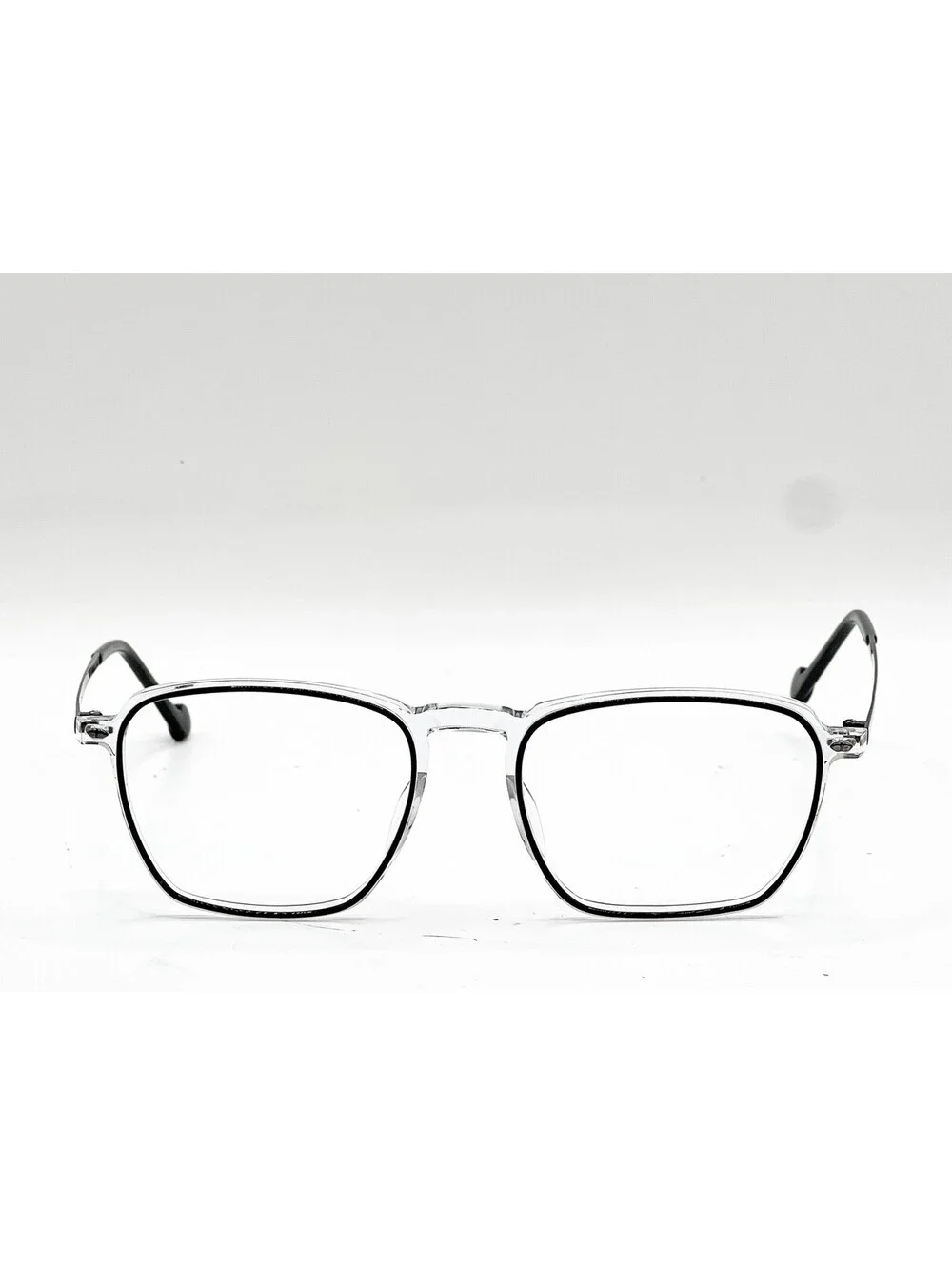 William Morris Ln50139 C1 Crystal/Black Authentic Eyeglasses 52-18-145